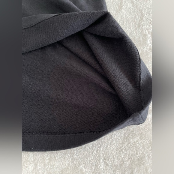 Anthropologie Grey State Size S Rue Mini Dress in Black Faux Leather Trim - Picture 10 of 17